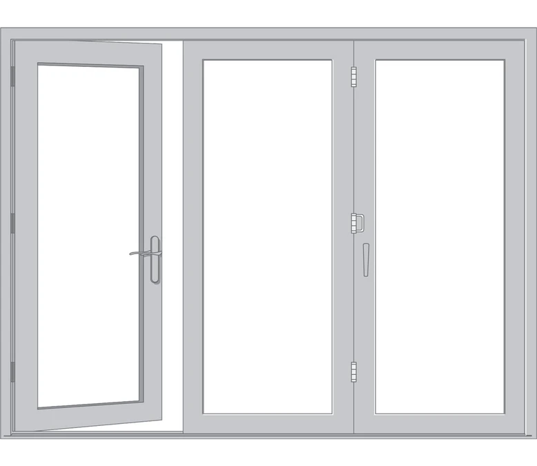 Little Rock Pella Architect Reserve Series Contemporary Bifold Patio Door