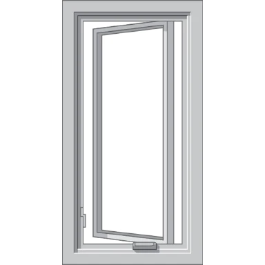 Little Rock Pella Hurricane Shield Series Vinyl Casement Window