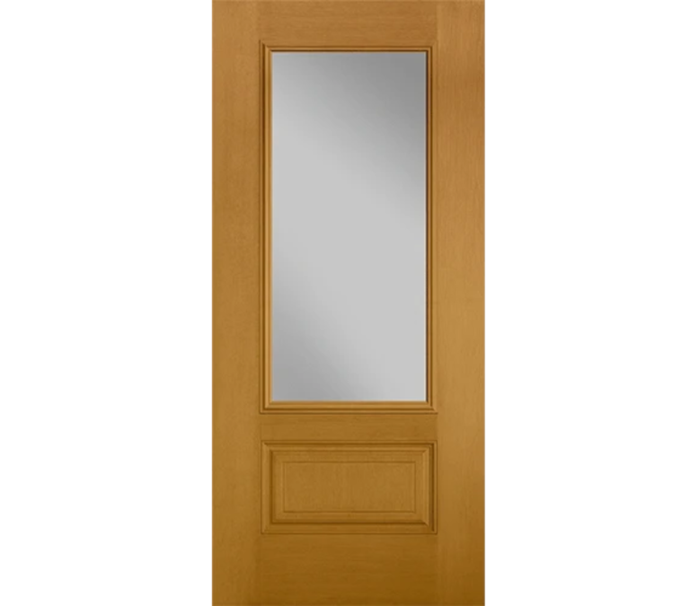 Little Rock Three Quaters light Fiberglass Entry Door